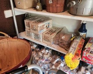 Outside storage room