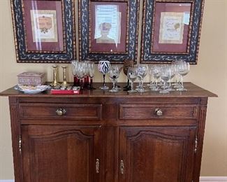 19th century cabinet/dry bar. French 