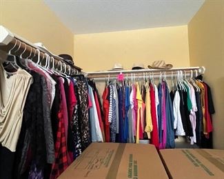 Women’s clothing, tons new with tags.