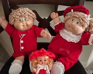 Cabbage patch kids twins  velvet pristine 