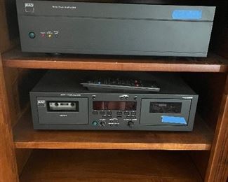 Amp, cassette recorder