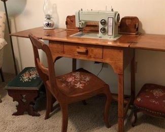 Sears Kenmore Sewing Machine and Cabinet