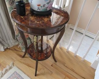 Beautiful Inlaid Wood Table