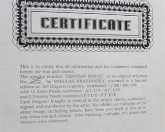 Mikulas Kravjansky "Gentian Royal"