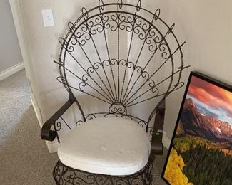 Metal side chair 