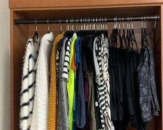 Women’s and men’s clothes, shoes and coats