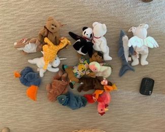 Some of the Beanie Babies pictured have sold.