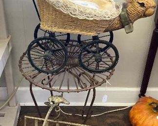 Wicker Bunny Buggy