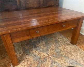 Coffee table with drawer 