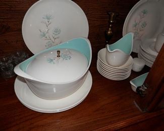 Mid Century 33 piece dishes by Taylor-Smith-Taylor