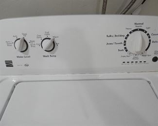 Washer control console