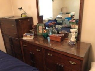 Mid-century dresser and chest of drawers