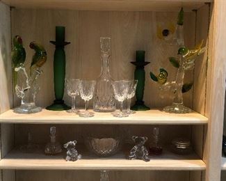 Waterford Crystal: Lismore, Arte Murano  Blown Glass...