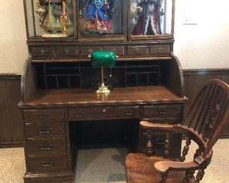 Ethan Allen Roll Top Desk