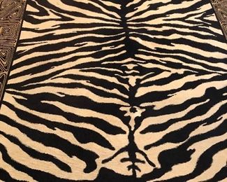 Zebra Look Rug