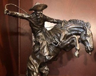 Bronze, “Bronco Buster” by Frederick Remington 