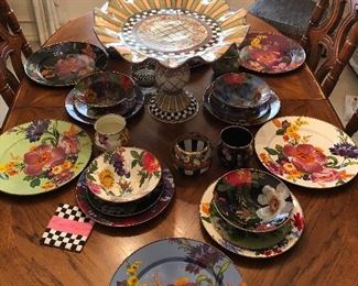 Mackenzie-Childs Enamel Ware Dishes