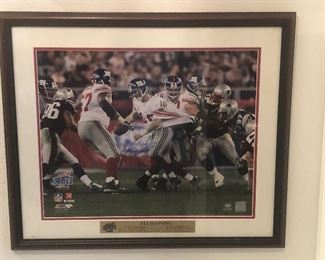 Eli Manning, Super Bowl XLII, Signed & Certified