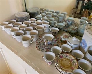 cups , plates