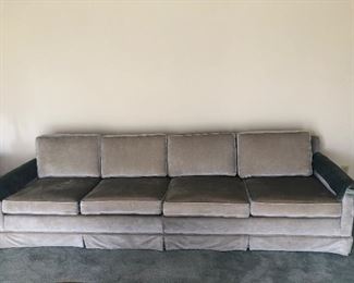 Clyde Pearson Vintage Velvet Sofa