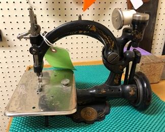 Wilcox and Gibbs Antique Sewing Machine 