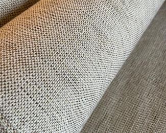 Closeup view of fabric on the sofa