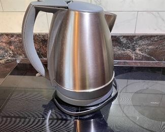 Electric warming coffee pot,  $12