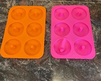 Orange and pink donut forms, was $7, NOW $5