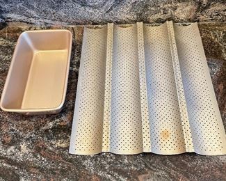Loaf pan and cooling pan, $5 each
