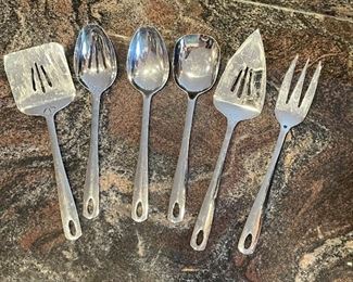 Set of 6 serving utensils,  $15