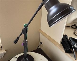 Black desk lamp,  was $15, NOW $12