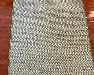 Green outdoor rug, was $15, NOW $10