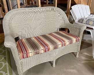 Pottery Barn settee, 51" x 37" x 29",  was $325, NOW $245
