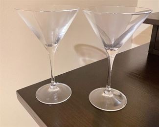 Set of 4 martini glasses, was $10, NOW $7