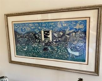 Lithoraph by Margarita Galetar/Open Window 