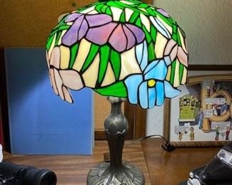 Many decorative lamps throughout house