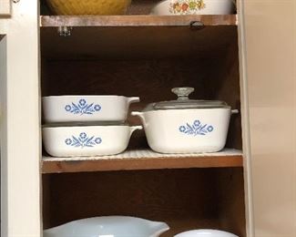 Pyrex, Corelle and Corning (more not pictured)