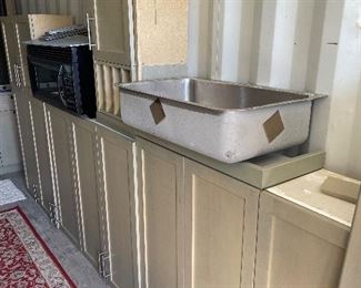 Canac Cabinets with Stainless Under Counter Sink