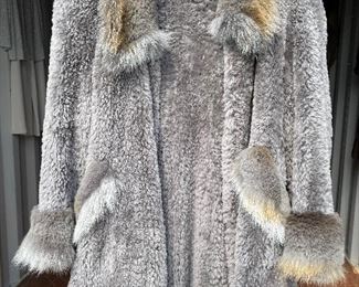 Paula Lishman Knitted Fur Coat