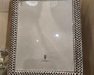 L’Objet Brass Braided Frame with Dust Cover and Box