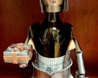 Metal Art Wine Bottle Holder