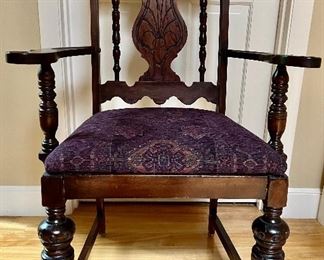 Carved Gothic Chair