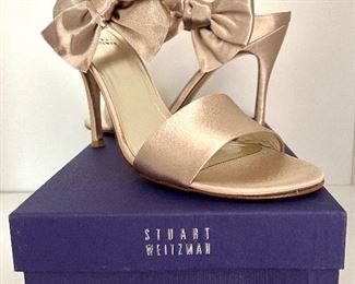 Stuart Weitzman "Blonde Satin" Shoes