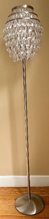 Floor Lamp with Faux Crystals