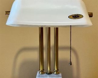 Marble & Brass Desk Lamp
