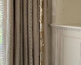 Item 3:  Decorative Brass Floor Lamp with Claw Feet - 57": $275