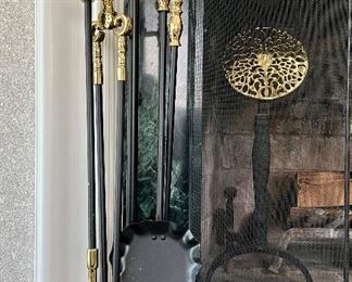 Item 6:  Custom Design & Hand Fabricated Fireplace Tools by Matthew Smyth:  $495