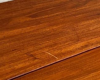 detail - please note the scratch