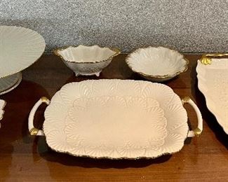 Item 23:  Lenox Cake Stand, Serving Trays, Nut Dishes:  $125/All