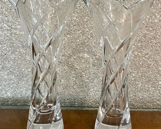 Item 24:  (2) Mikasa Vases - 8.75":  $18